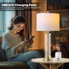 QiMH Lamps for Bedrooms Set of 2, Touch Control Table