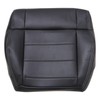 Priprilod Black Leather Driver Side Bottom Replacement Seat Cover Compatible