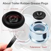4-Pack EZ-Lube Axle Grease Plugs - Trailer Hub Cap Rubber