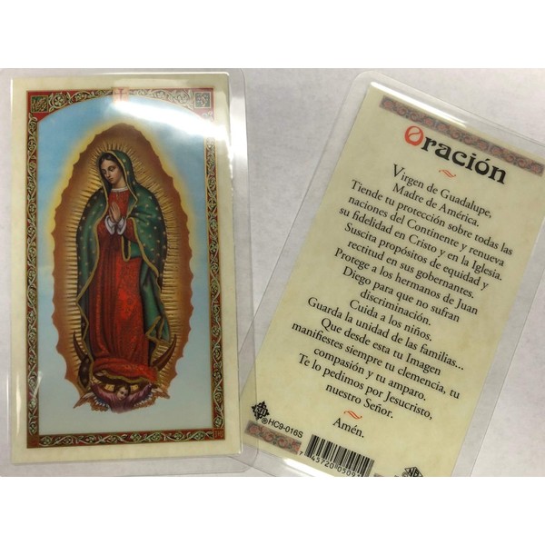 Holy Prayer Cards For the Virgen de Guadalupe (Our Lady of Guadalupe) in Spanish