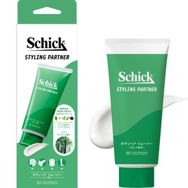 Schick (シック) Schick Styling Partner Body Hair Remover Clear Hair Removal Men's Hair Removal Cream Soft Woody Scent 150g [Over-the-Counter Drug]