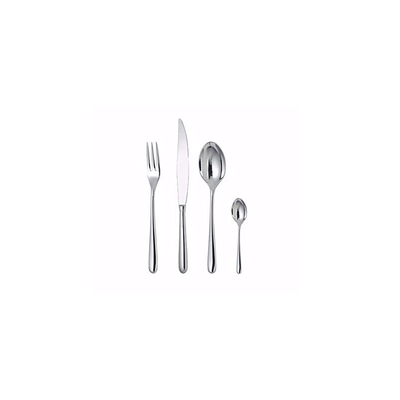 Alessi Caccia Dessertmesser 6 Stück Monoblock Edelstahl glänzend poliert