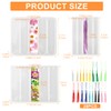 3Pcs Bookmark Resin Mold Set,Silicone Bookmark Molds Kit with 20pcs