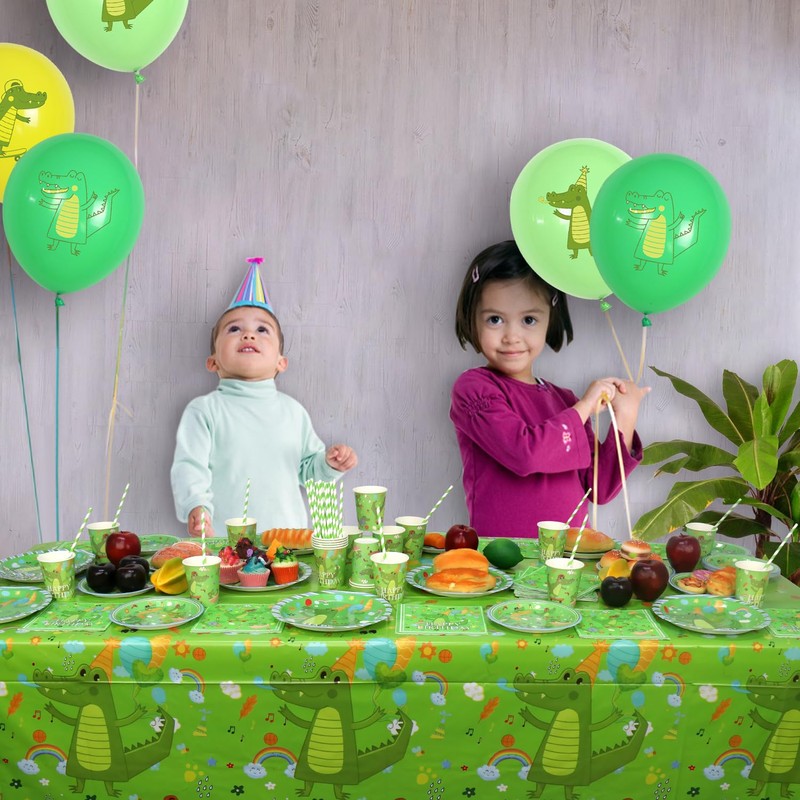 Obussgar Crocodiles Birthday Party Decorations - Crocodiles Party Supplies including