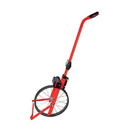 SitePro 31-PS401M Professional 1M Measuring Wheel - Metric, Compact, Fluorescent-Red
