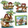 YCJZXMS 3-in-1 Sakura Tree House Building Set (3-in-1 Sakura Tree