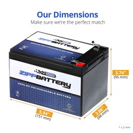 12V 12AH Sealed Lead Acid (SLA) Battery for APC UPS Computer Back Up Power