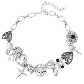 BSOKEIXD Black Heart Chunky Choker Necklace， Star Choker Necklace for Women Gothic Y2K Aesthetic Outfit Jewelry Accessories Vintage Retro Chunky Costume