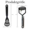 Pack of 2 Potato Masher, Kitchen Masher, Hand Chopper Kitchen