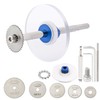 Meaowera Pipe Cutting Tool, 360°Rotating Pipe Cutters for PVC, Wood,
