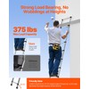 VEVOR Telescoping Ladder, 10.5ft Stainless Steel Lightweight Extension Ladder, Multi-Button