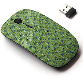 2.4G Wireless Mouse with Cute Pattern Design for All Laptops and Desktops with Nano Receiver - Cute Strange Monsters