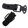 MDXing 2PCS Duckbill Hasp Black 106 Small with Locking Hole