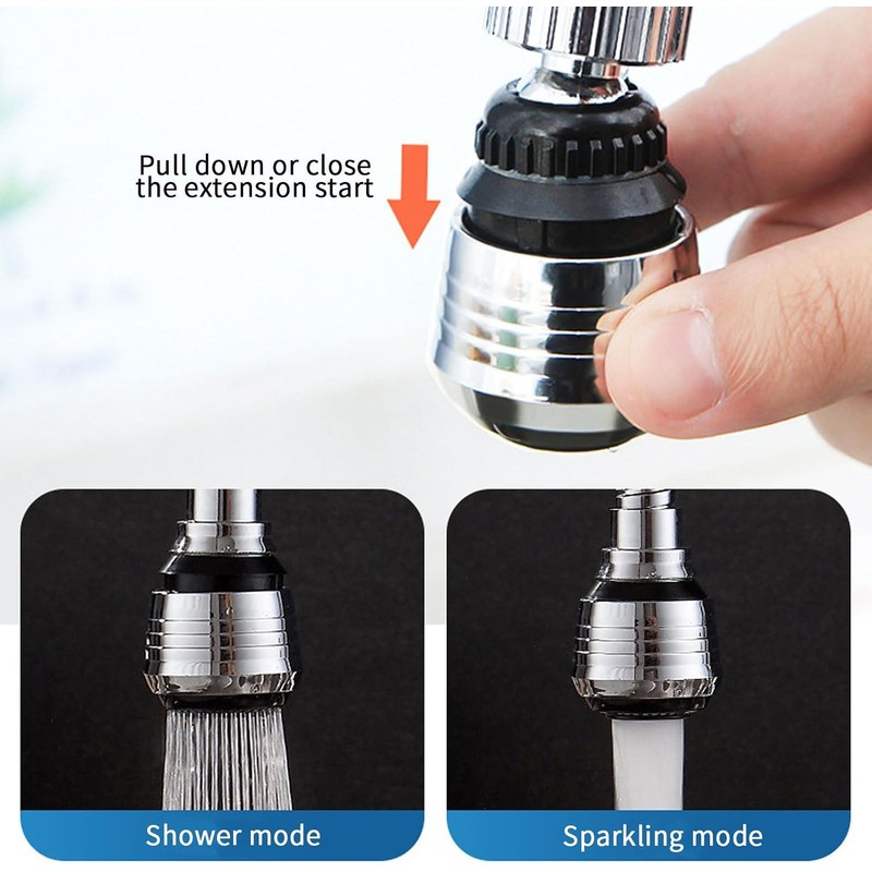 2 Piezas Extensión Para Grifo, Extensor De Rociador De Grifo