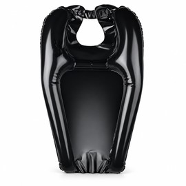 Inflatable Shampoo Basin for Hair Washing – 24-Inch Portable PVC Hair Rinse Tray with Neck Support for Bedside & Sink Use