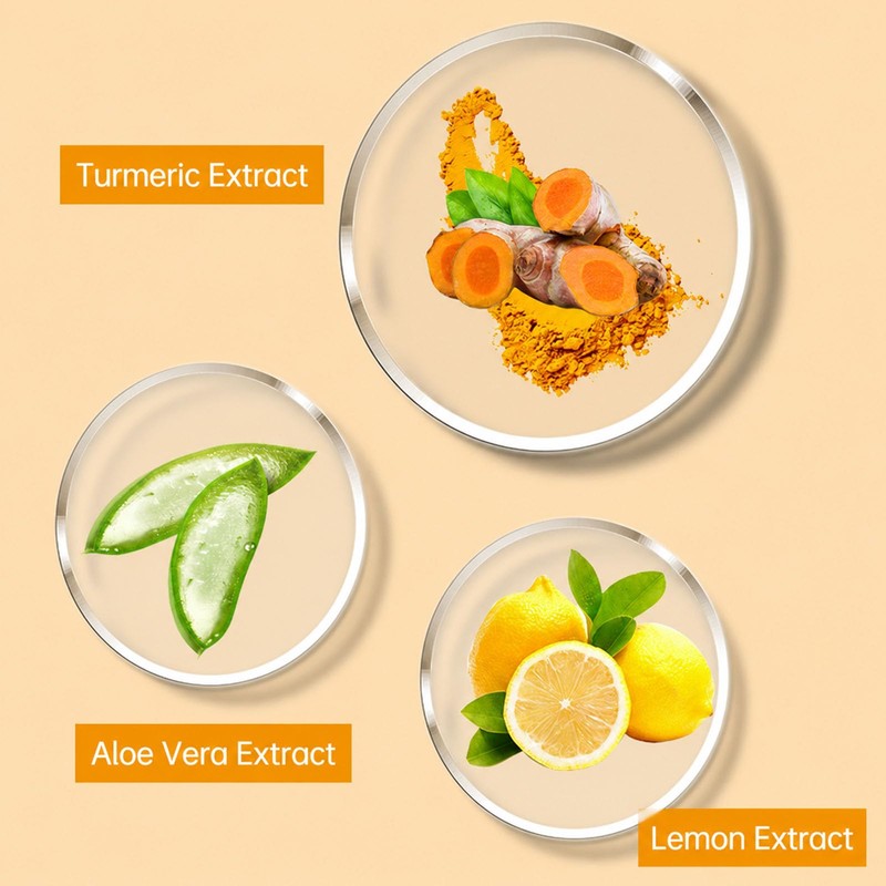 INSEEK Turmeric and Lemon Lip Scrub and Turmeric Lip Balm