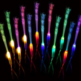 M.best Pack of 30 Glow Sticks Glow Sticks Party Supplies 3 Modes Colourful Flashing LED Glow Sticks for Party Favors