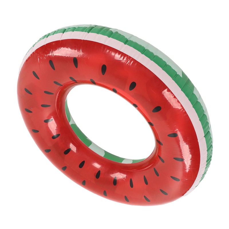 Watermelon Pool Float 16.5in Inner Diameter Inflatable Watermelon Design Eco