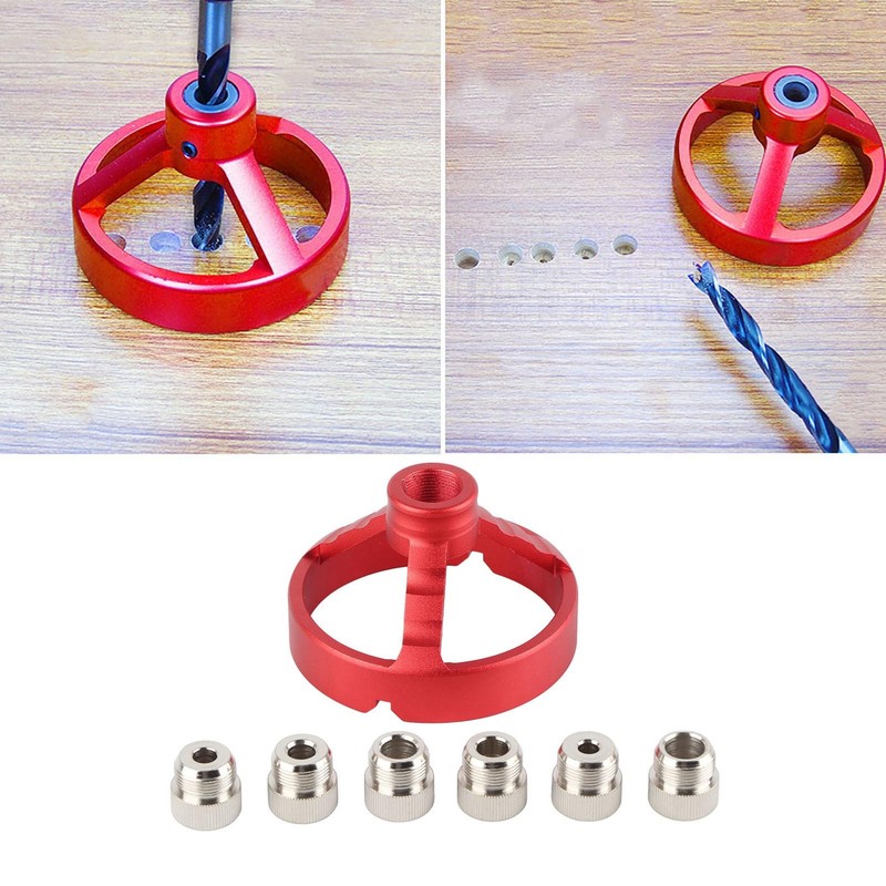 Open Hole Fixed Base Woodworking Hole Puncher Drilling Vertical Fixture