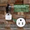Outlet Light Socket Adapter,Screw in Outlet Socket,E26 Light Bulb to