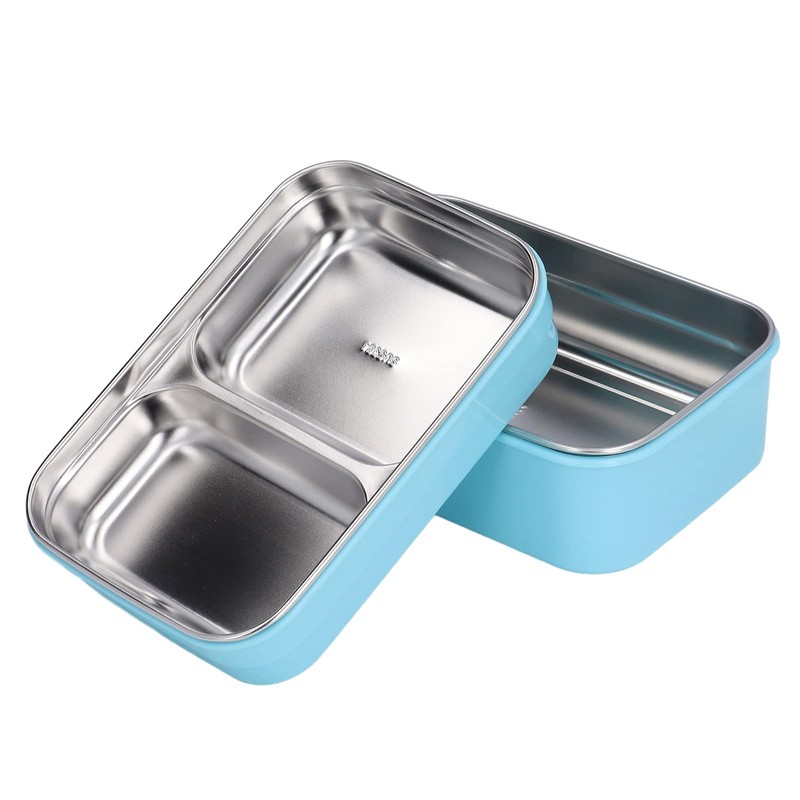 304 Stainless Steel Double Layer Insulated Lunch Box with Compartment
