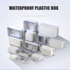 Grey Waterproof Plastic Electronic Enclosure ABS Plastic Junction Box 115mm