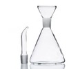 ELETON Conical 8 oz No Drip Olive Oil Cruet,Leak-Proof Spout,