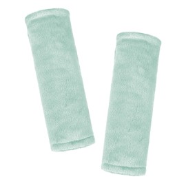 GFU Car Seat Strap Pads for Baby, Soft Shoulder Pads for Comfort, Reversible Seatbelt Covers for Kids, Perfect for Baby Car Seat, Stroller, Swing, High Chair, Size: 6.5 x 6.5 inch, Green