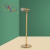 1/6 Metal Gold Microphone Mini Musical Instrument Model for 12inch