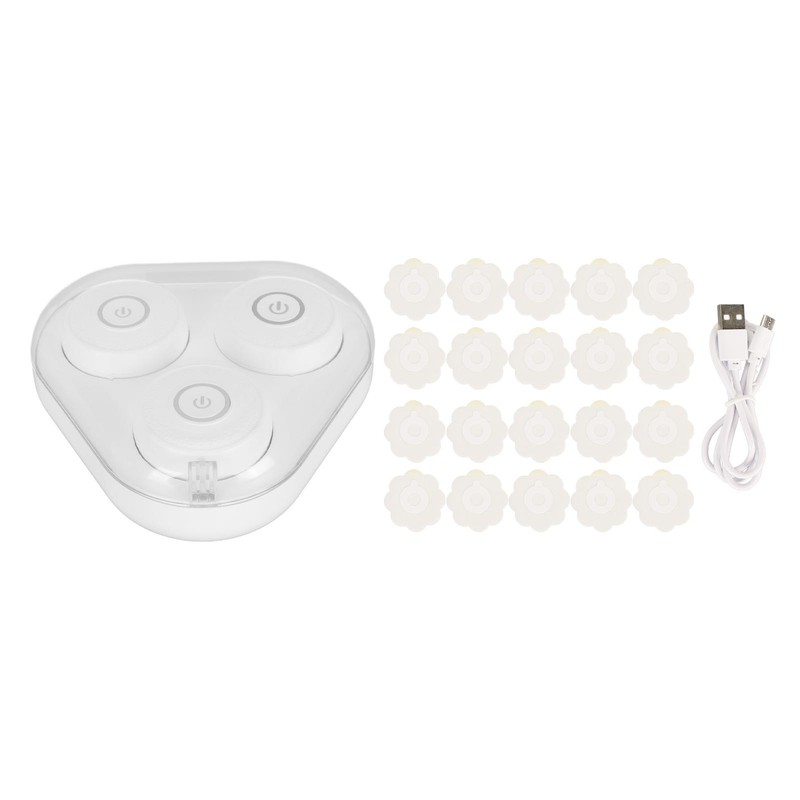 Smokeless Moxa Box White Electric Moxa Device with 20 Pad