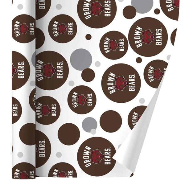GRAPHICS & MORE Brown University Bears Logo Gift Wrap Wrapping