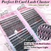 Kit De Extensiones 644 Pestañas Maquillaje Diy Lash Mixto