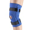 OTC Knee Brace Neoprene Sleeve Hor-Shu Pad Hinged Bars, Blue,