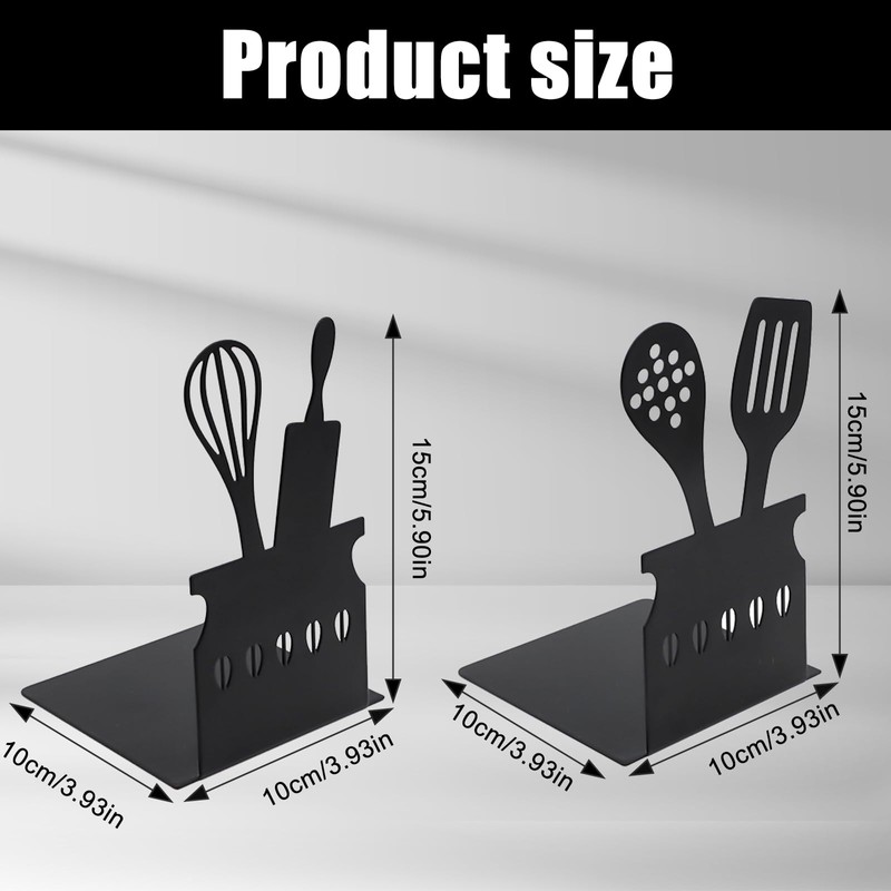 Molbory 2 Pieces Bookends, 15 x 10 x 10 cm