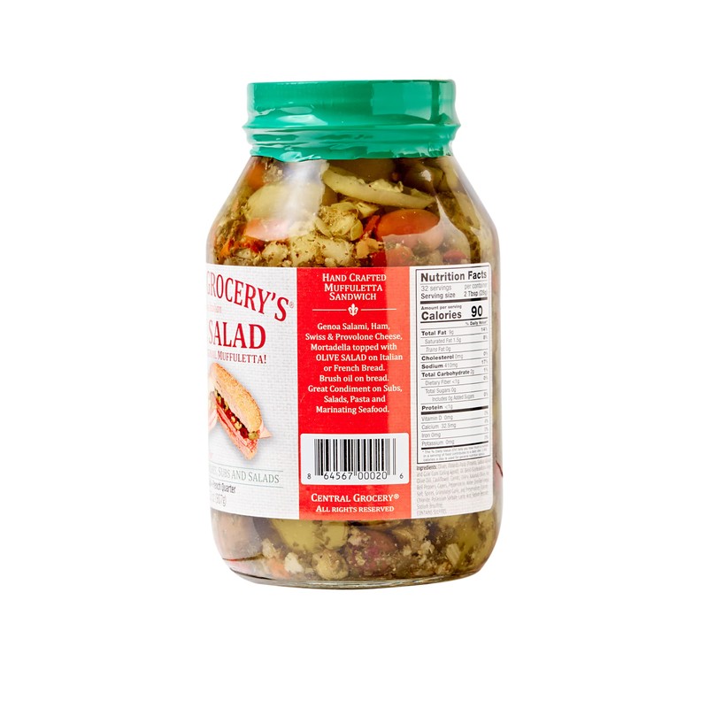 Central Grocery Olive Salad - 32 oz (Pack of 2)