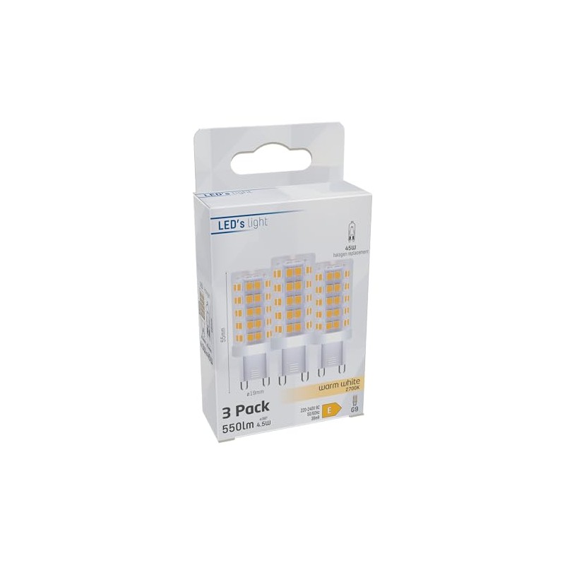 LED's light 0620136 LED Capsule G9 4.5 W Warm White