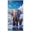 YISUMEI Elephants Beach Towels for Adults Extra Large 180 x