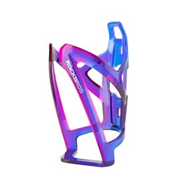 ROCKBROS Bottle Cage, Bicycle Drink Holder, Lightweight, Bottle Holder, Stylish, PC Material, Suitable for Road Bikes, MTB, Cross Bikes, Gradient, One-Piece Mold, Blue Purple