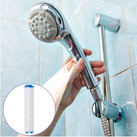 BOBOZHONG Shower Head Filter, Pack of 10 Replacement Filters for Shower Head, PP Cotton Filter, Water Core Cotton Core, Shower Head Filter for Rain Shower Head