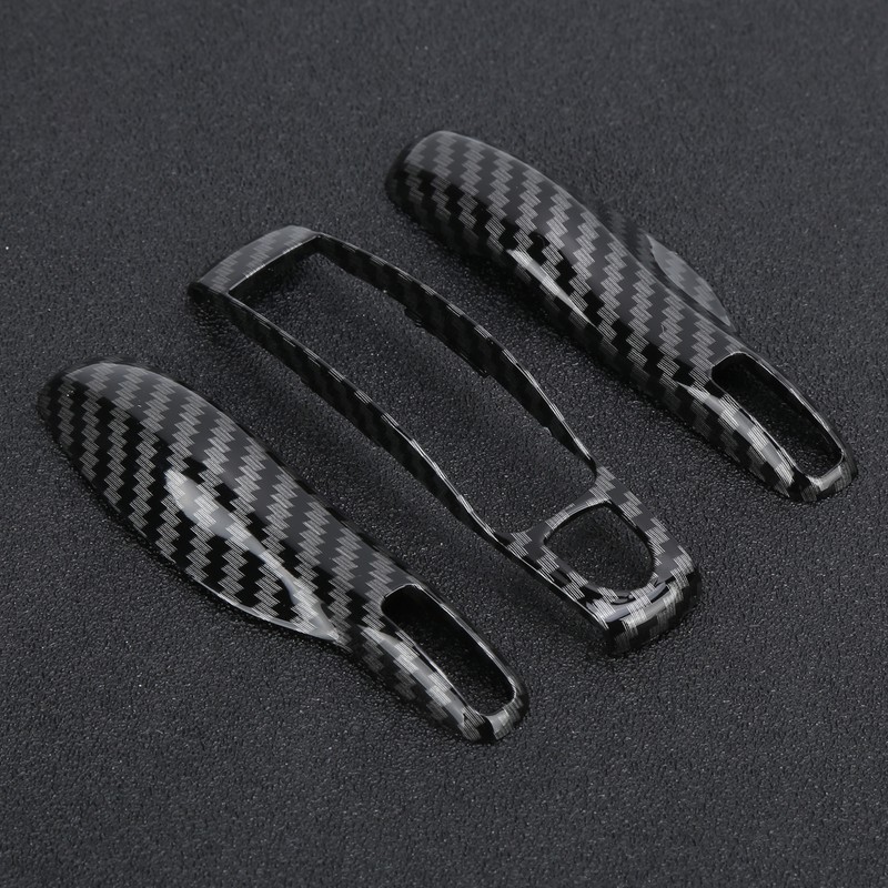 Keyfob Housing Cover Carbon Fiber Color Shell Fit for Cayenne