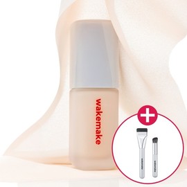 WAKEMAKE Seamless Wear Foundation 30ml - [SET] 21N Vanilla (+Spatula Brush, Pore Brush)