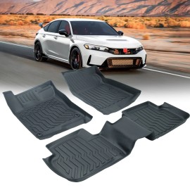 unbranded Car Floor Mats for 22-23 Honda Civic Si & Civic Sedan All-Weather