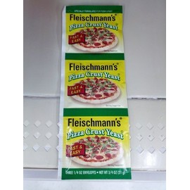 Fleischmann's Pizza Crust Yeast, Specially Formulated For Pizza Crust, 0.75 oz (Pack of 6) by ACH FOOD COMPANIES INC