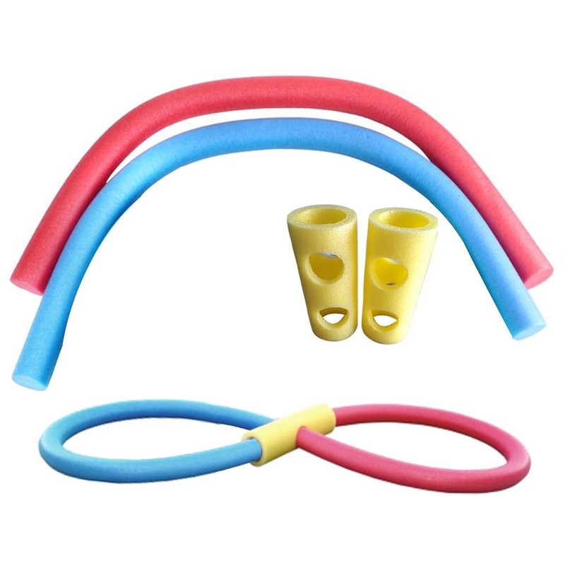 2 Pcs Pool Noodles with 2 Connectors 59 Inch Hollow