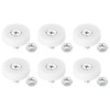 PATIKIL 6pcs 25mm Drawer Roller Plastic Drawer Pulley Replacement Wheel