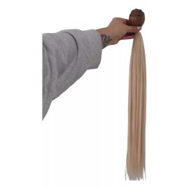 Remy Glamm Cortina Extensión Human Touch Fibra Natural Silky 22in Pony