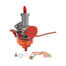 27mm Carburetor Metal Carb Assembly Replacement for WY125 CG150 125cc 150cc 175cc Dirt Bike Go Carts ATV Orange