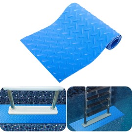 9x36 inches Swimming Pool Ladder Mat Protective Swimming Pool Step Pad for Above Ground Swimming Pool Ladder Pad Vinyl Non-Slip Pool Liner