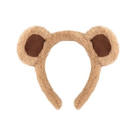 GOODCHI Bear Headband, Bear Ears, Hairpin, Beast Ears, Mimi, Cute, Soft, Cosplay Accessory, Halloween, Christmas, Makeup, Perfect for Photography, Kids and Adults