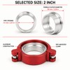 2, 2.5 and 3 Inch Anodized Aluminum Quick-Release V-Band Clamp